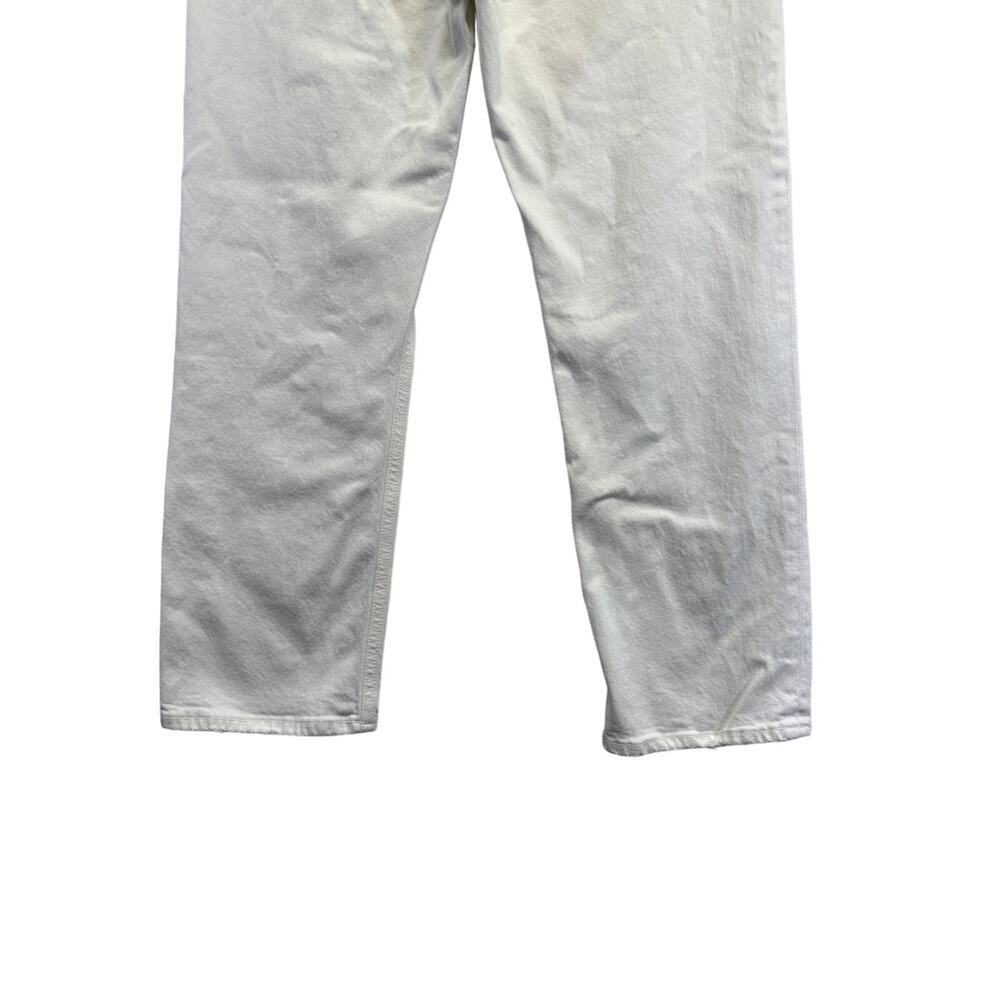 Agolde JEANS Riley High Rise Crop Button Fly Size 30 Distressed Pocket‎ EUC - Picture 11 of 16
